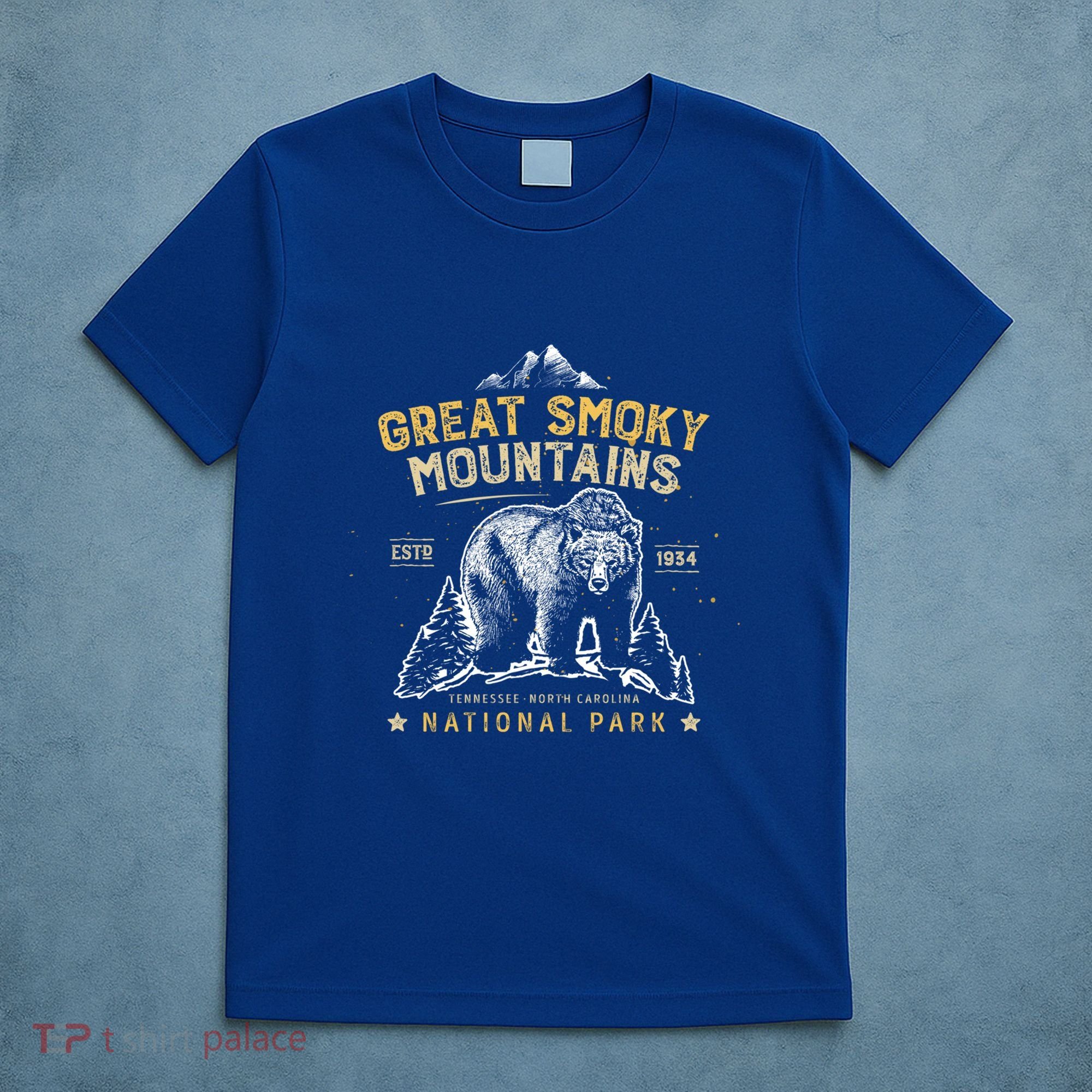 Great Smoky Mountains National Park Bear Vintage Gift T-Shirt