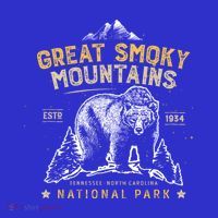 Great Smoky Mountains National Park Bear Vintage Gift T-Shirt thumb 7