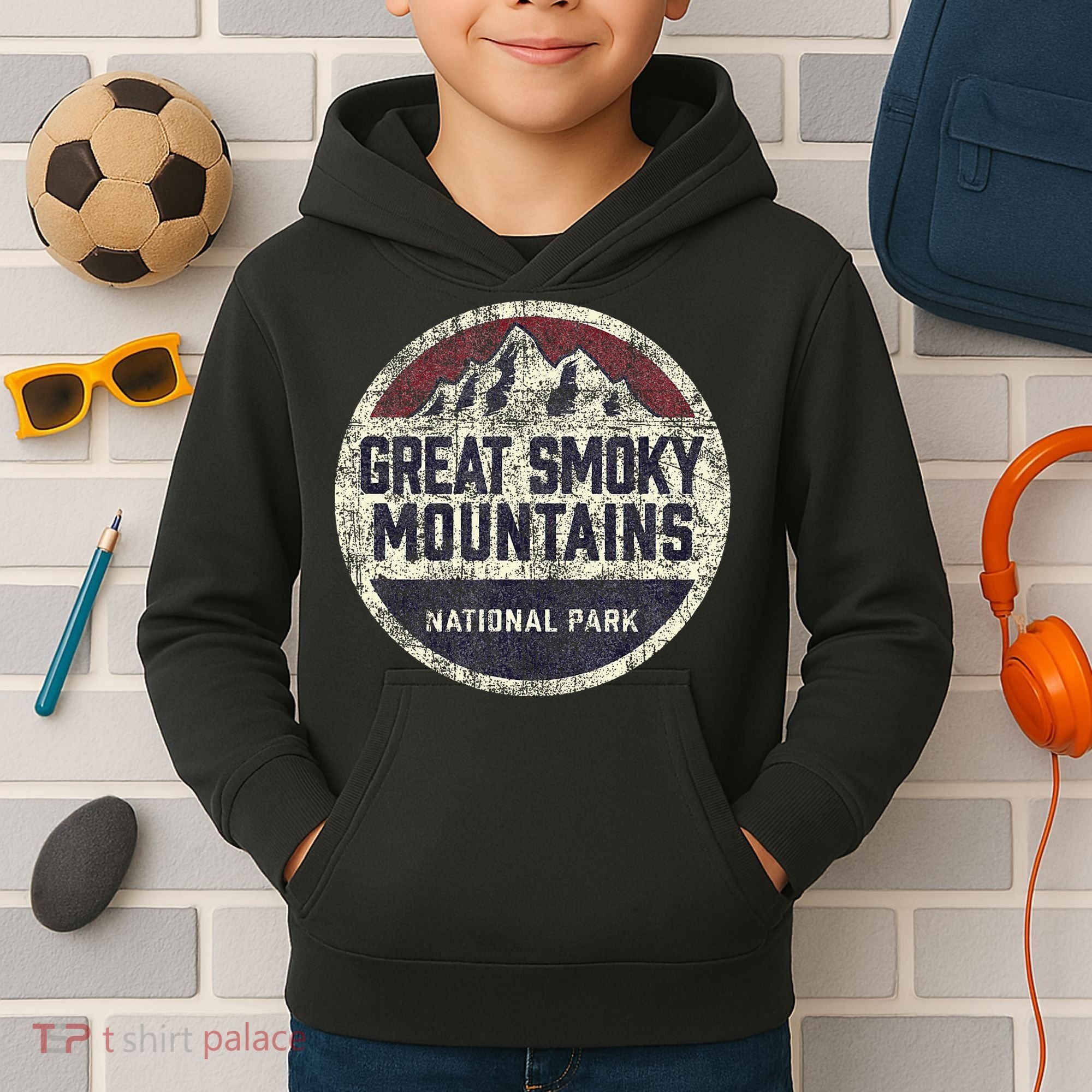 Great Smoky Mountains National Park Kids Hoodie
