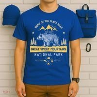 Great Smoky Mountains Cool Gift National Park Bear Vintage T-Shirt thumb 6
