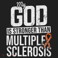 God Stronger Multiple Sclerosis Ms Awareness Orange Ribbon Beanie thumb 2