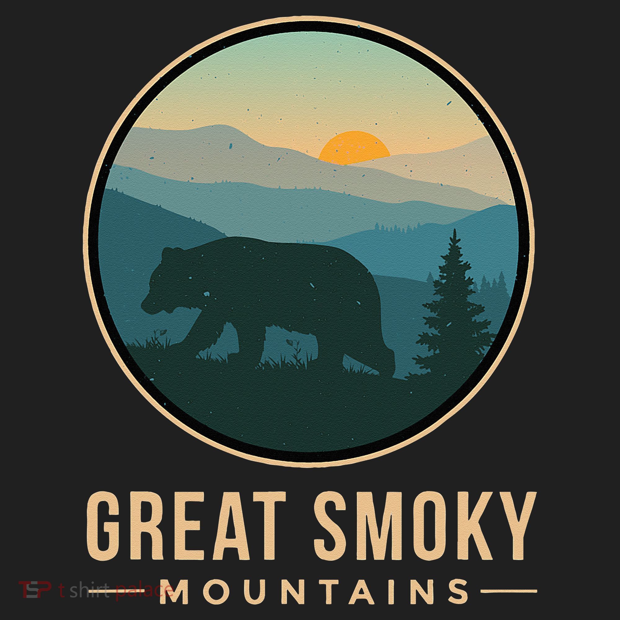 Great Smoky Mountains National Park Retro Bear Women's Sweatshirt