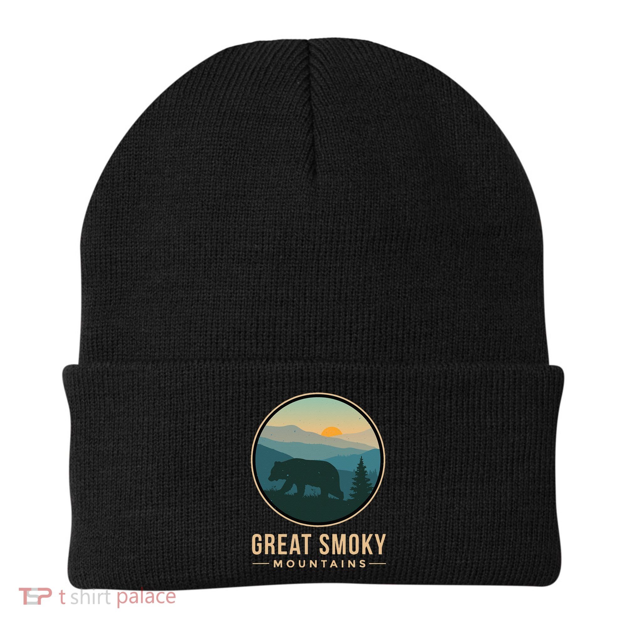 Great Smoky Mountains National Park Retro Bear Beanie