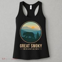 Great Smoky Mountains National Park Retro Bear Women's Tank Top thumb 3
