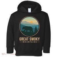Great Smoky Mountains National Park Retro Bear Toddler Hoodie thumb 0