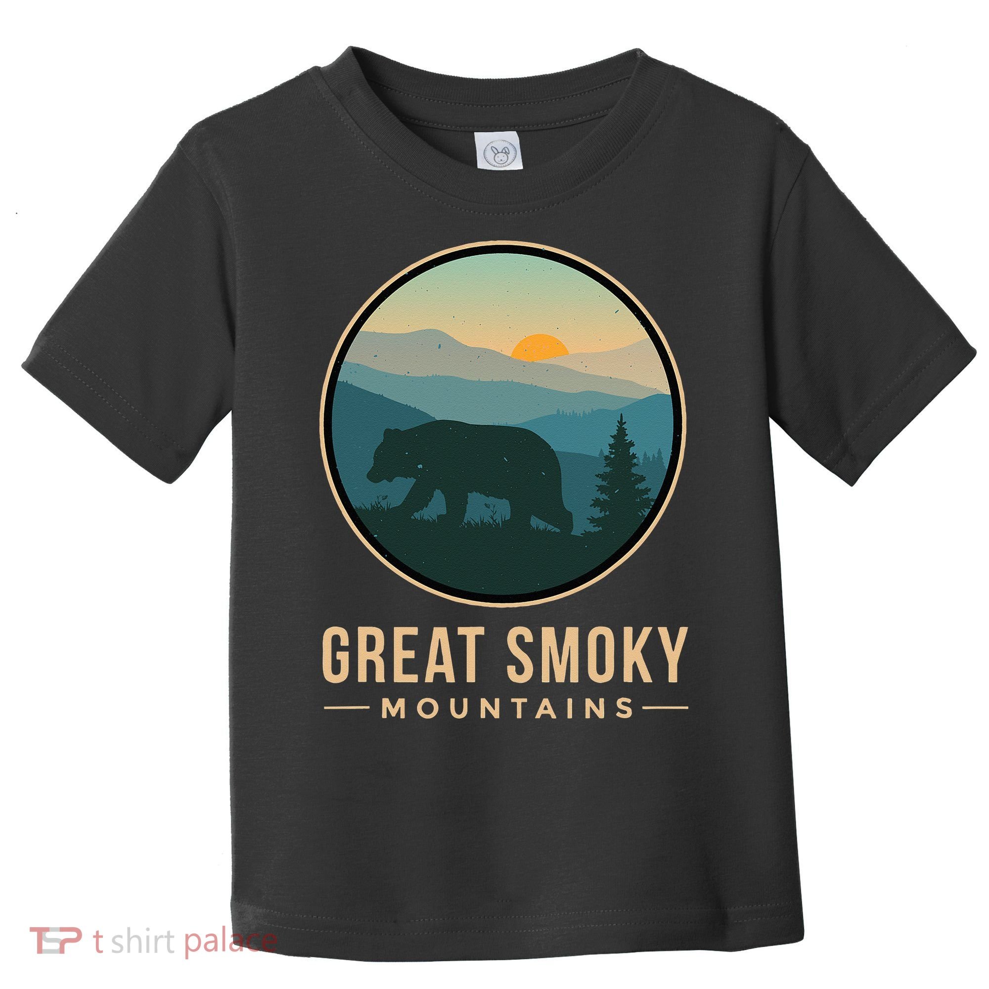 Great Smoky Mountains National Park Retro Bear Toddler T-Shirt