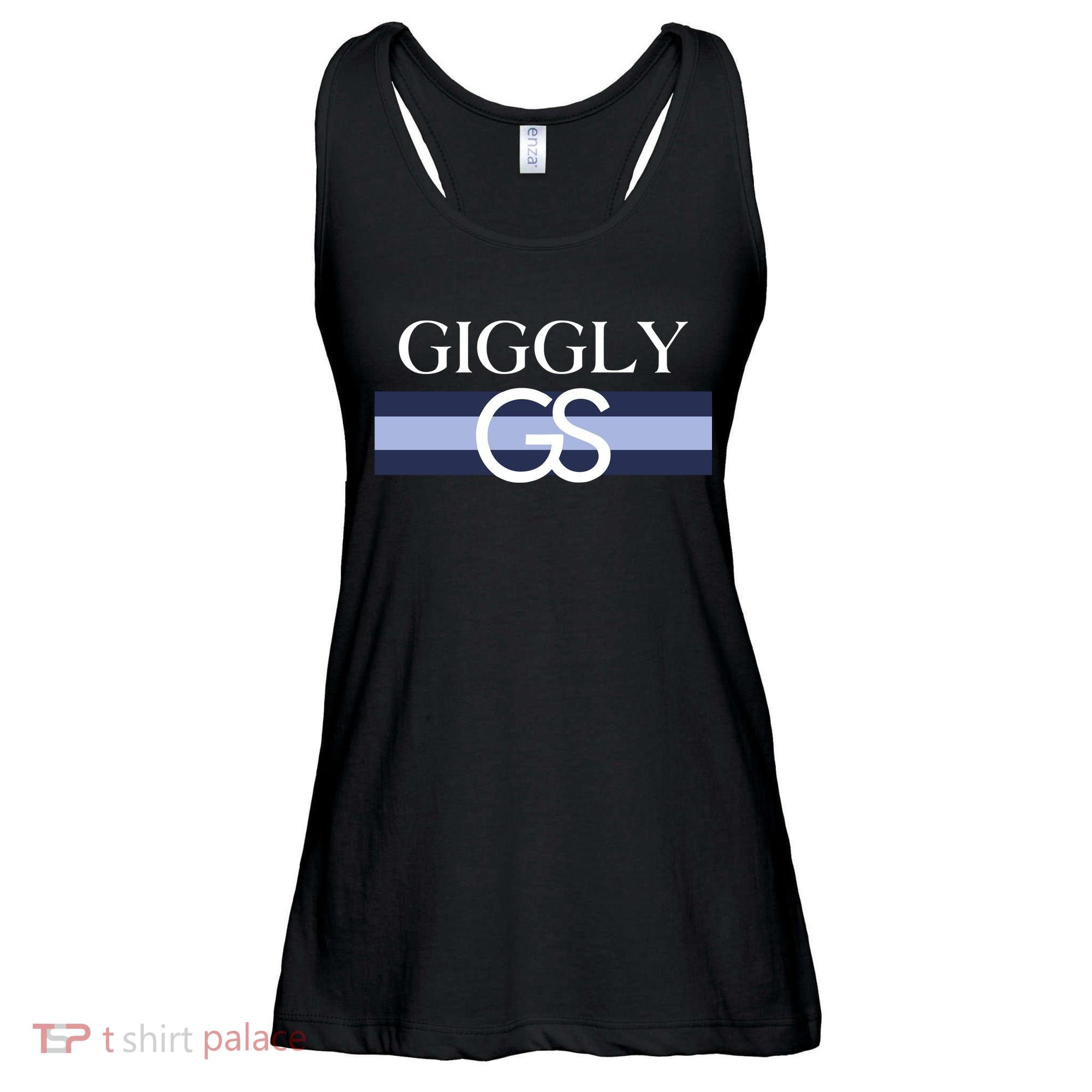 Giggly Squad Monogram Ladies Essential Flowy Tank