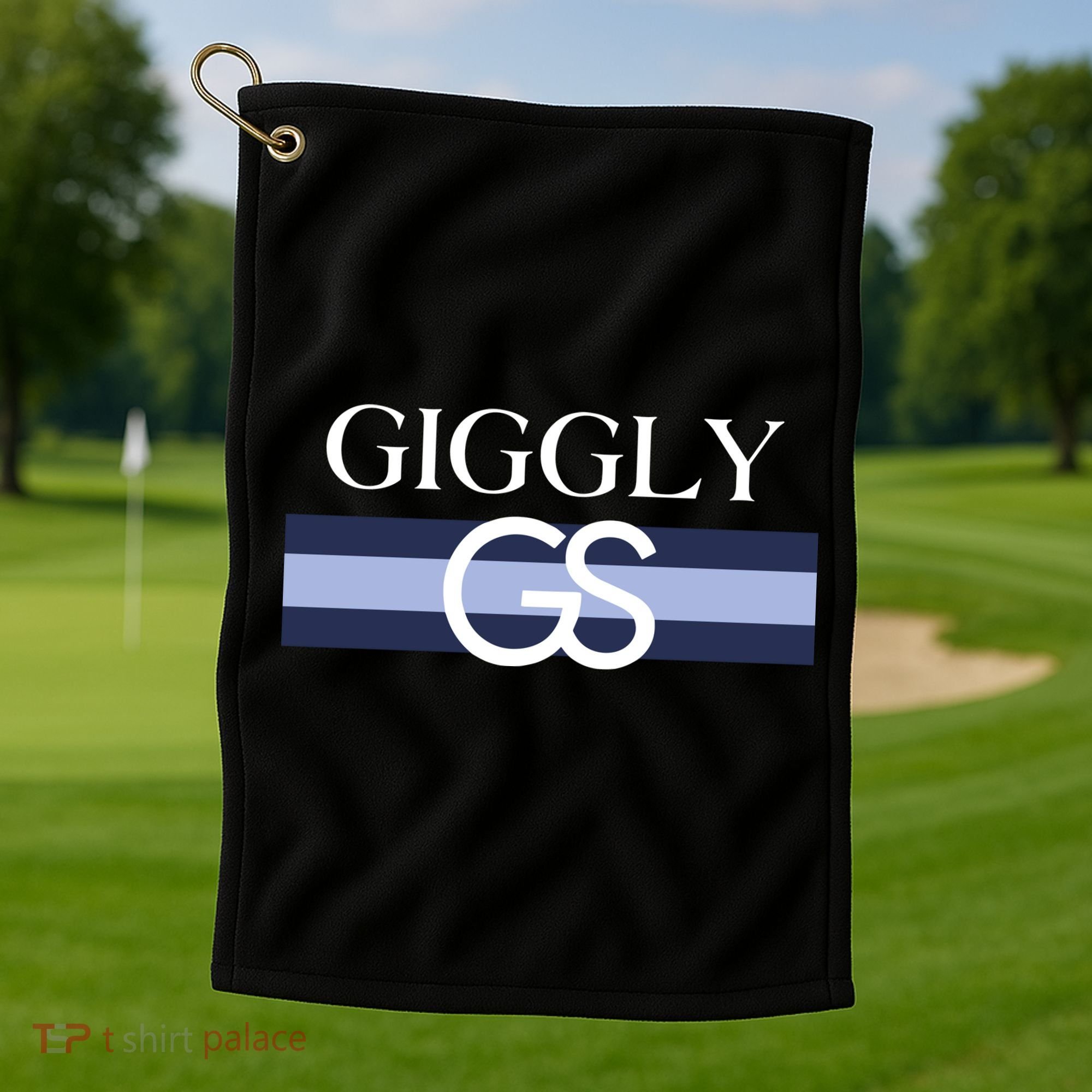 Giggly Squad Monogram Golf Towel