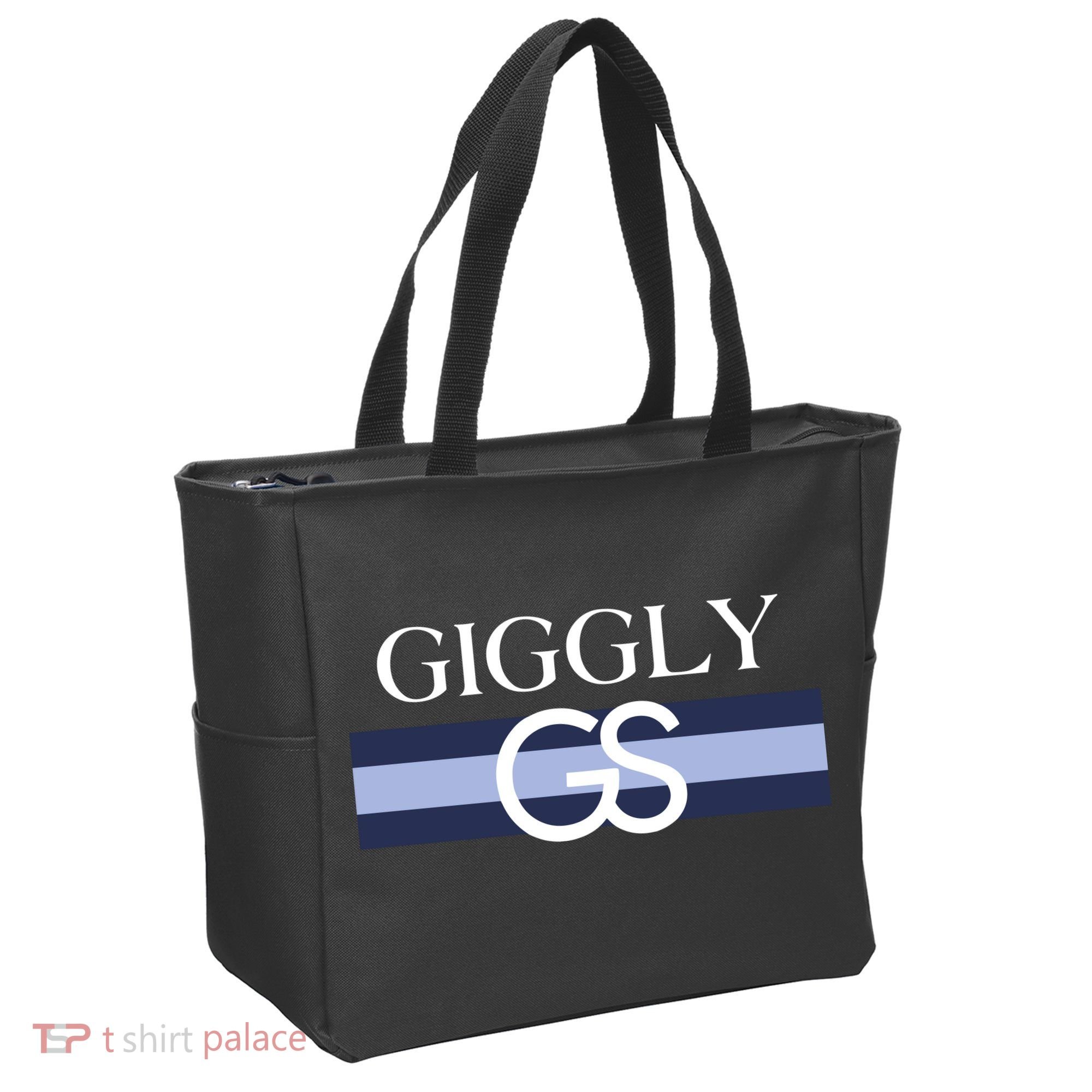 Giggly Squad Monogram Tote Bag