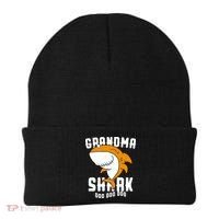 Grandma Shark Mommy Birthday Halloween Christmas Beanie thumb 0