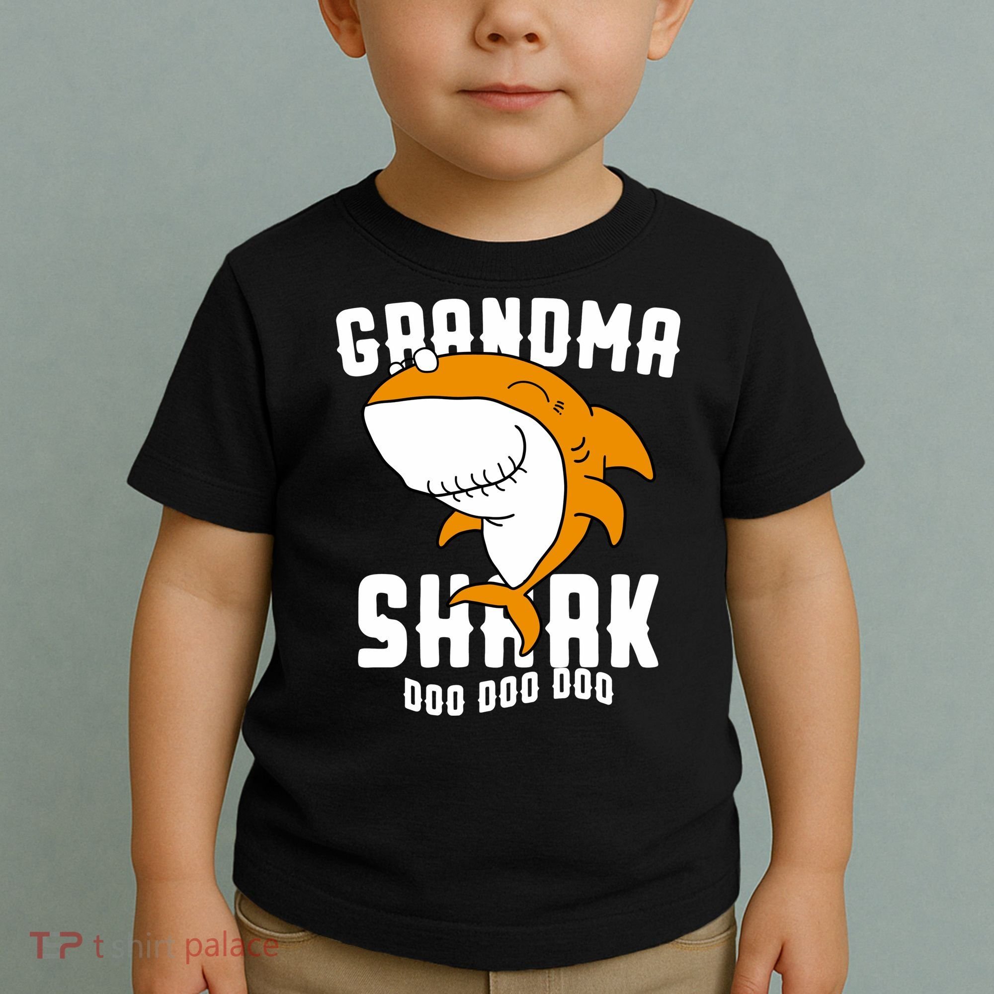Grandma Shark Mommy Birthday Halloween Christmas Toddler T-Shirt