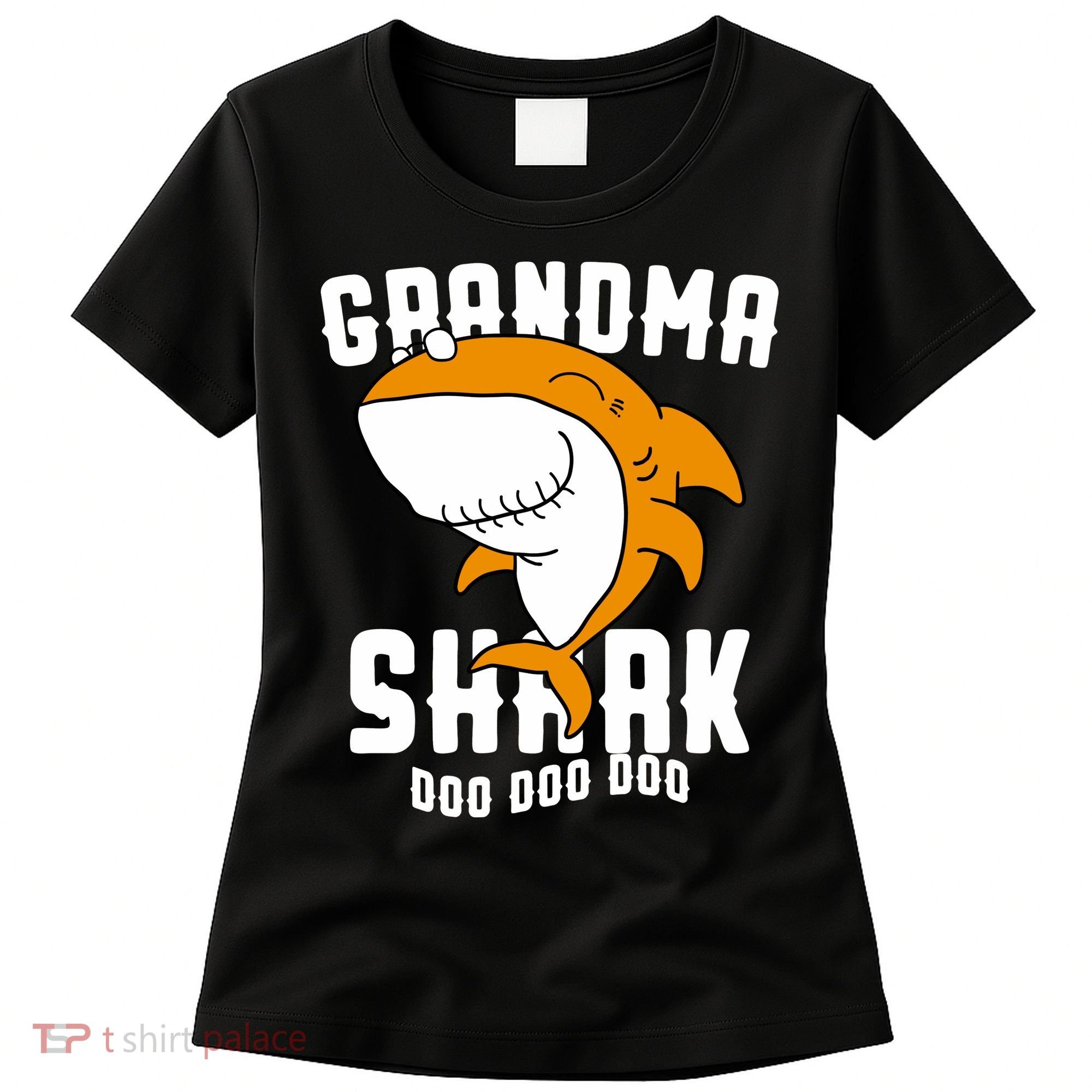 Grandma Shark Mommy Birthday Halloween Christmas Women's T-Shirt