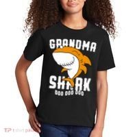 Grandma Shark Mommy Birthday Halloween Christmas Kids T-Shirt thumb 2
