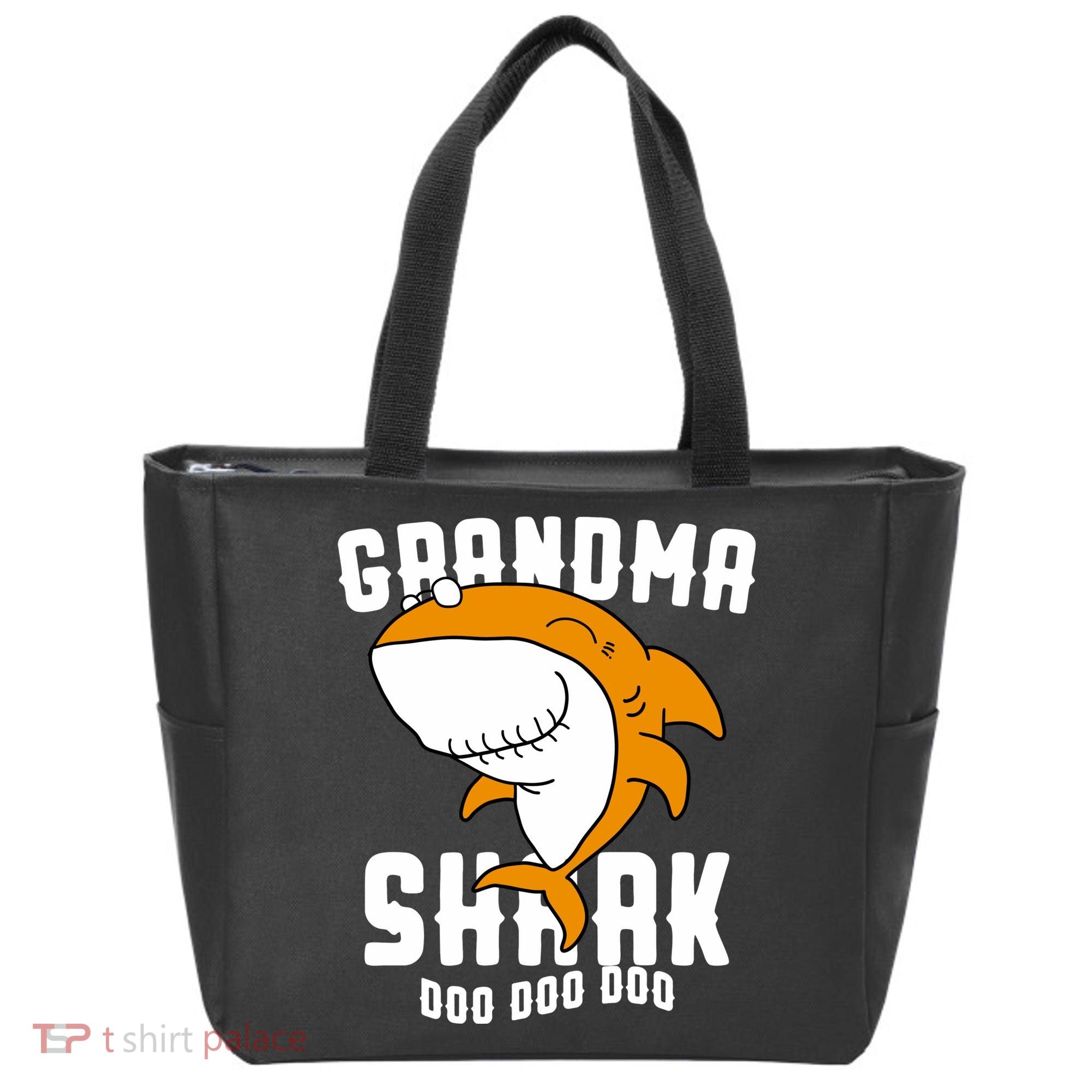 Grandma Shark Mommy Birthday Halloween Christmas Tote Bag