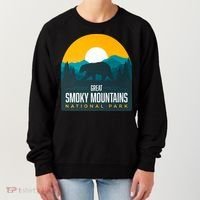Great Smoky Mountains National Park Bear Hiking Souvenir Gift Women's Sweatshirt thumb 0