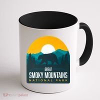 Great Smoky Mountains National Park Bear Hiking Souvenir Gift Coffee Mug thumb 1