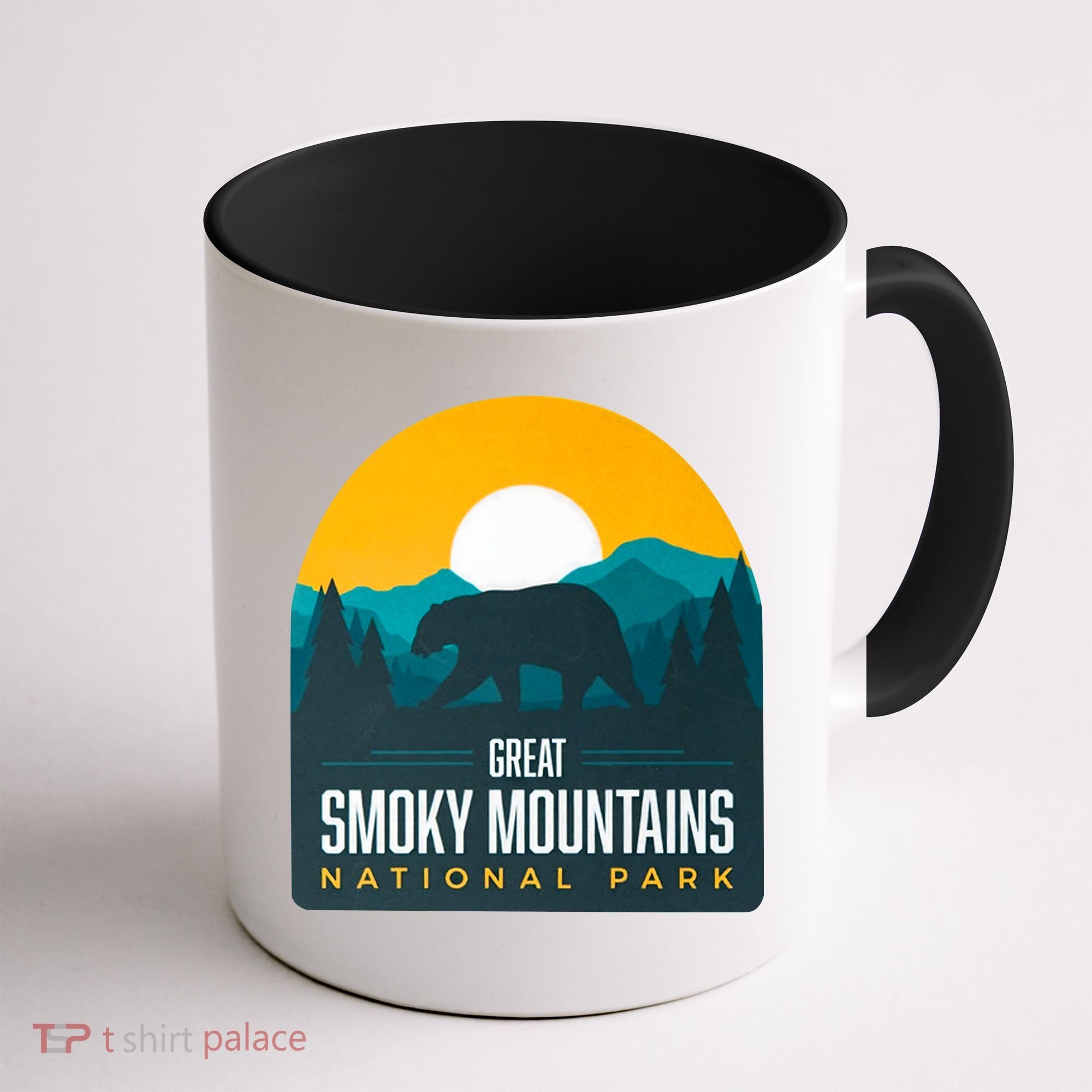 Great Smoky Mountains National Park Bear Hiking Souvenir Gift Coffee Mug