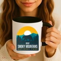 Great Smoky Mountains National Park Bear Hiking Souvenir Gift Coffee Mug thumb 3