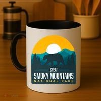 Great Smoky Mountains National Park Bear Hiking Souvenir Gift Coffee Mug thumb 4