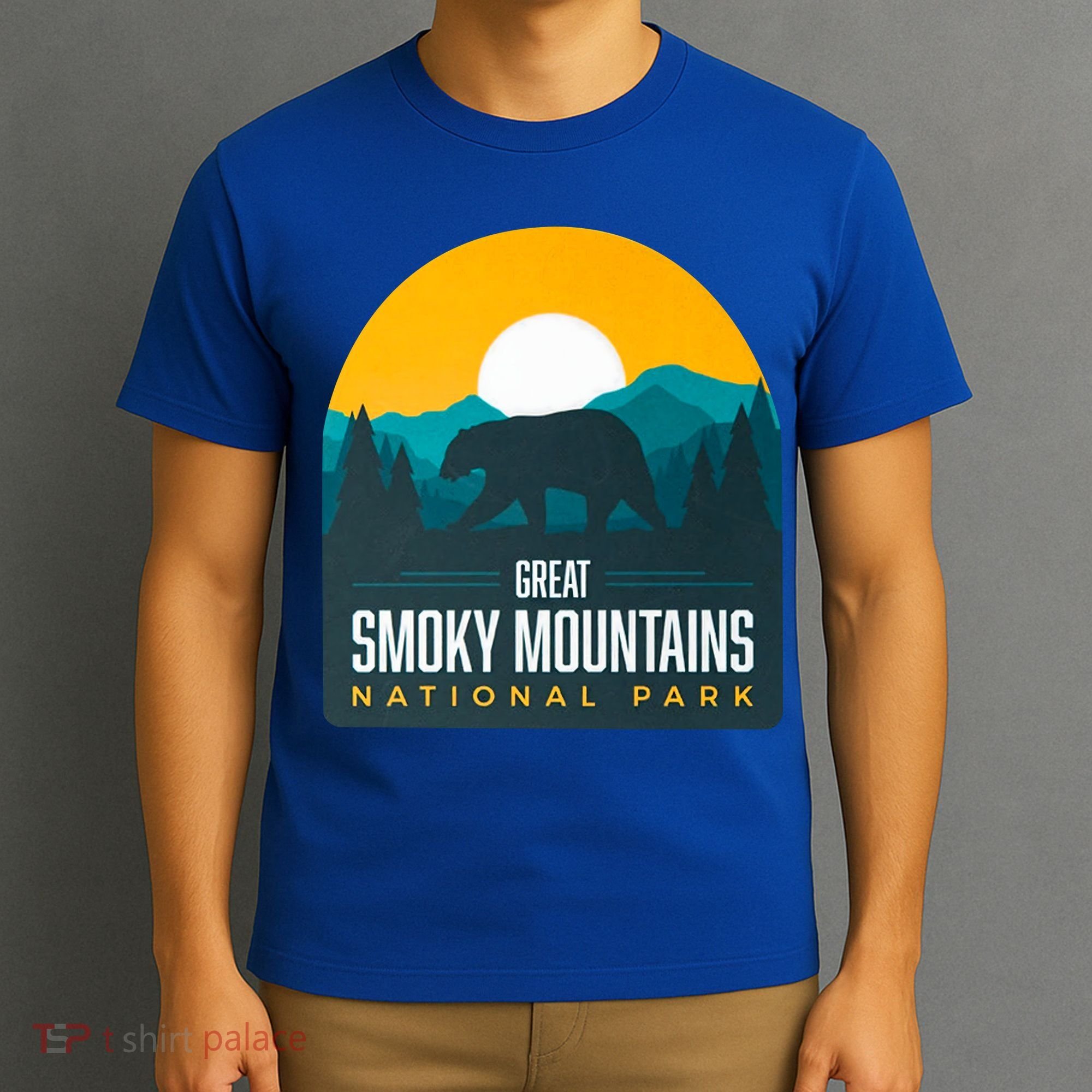 Great Smoky Mountains National Park Bear Hiking Souvenir Gift T-Shirt