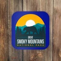Great Smoky Mountains National Park Bear Hiking Souvenir Gift Coaster thumb 0