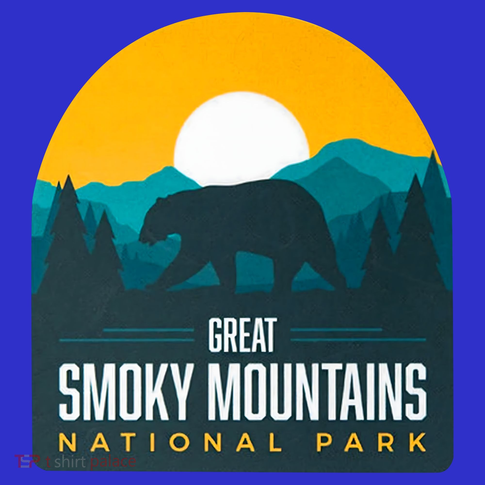 Great Smoky Mountains National Park Bear Hiking Souvenir Gift Coaster