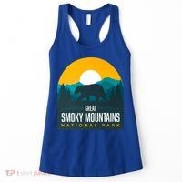Great Smoky Mountains National Park Bear Hiking Souvenir Gift Women's Tank Top thumb 0
