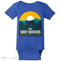 Great Smoky Mountains National Park Bear Hiking Souvenir Gift Baby Bodysuit thumb 0