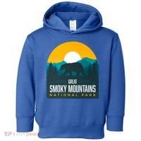 Great Smoky Mountains National Park Bear Hiking Souvenir Gift Toddler Hoodie thumb 0