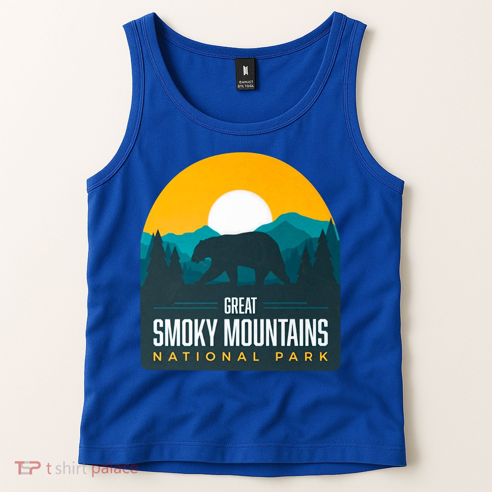 Great Smoky Mountains National Park Bear Hiking Souvenir Gift Tank Top