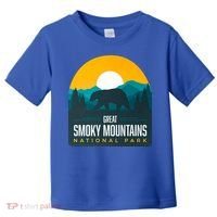 Great Smoky Mountains National Park Bear Hiking Souvenir Gift Toddler T-Shirt thumb 0