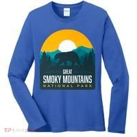Great Smoky Mountains National Park Bear Hiking Souvenir Gift Women's Long Sleeve Shirt thumb 0