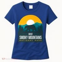 Great Smoky Mountains National Park Bear Hiking Souvenir Gift Women's T-Shirt thumb 0