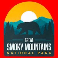 Great Smoky Mountains National Park Bear Hiking Souvenir Gift Santa Hat thumb 1