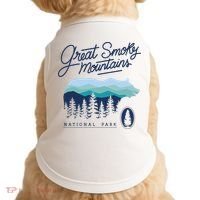 Great Smoky Mountains National Park Doggie Tank thumb 0