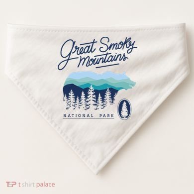 Great Smoky Mountains National Park USA-Made Doggie Bandana