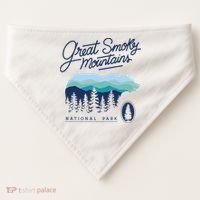 Great Smoky Mountains National Park USA-Made Doggie Bandana thumb 0
