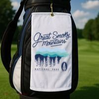 Great Smoky Mountains National Park Golf Towel thumb 2