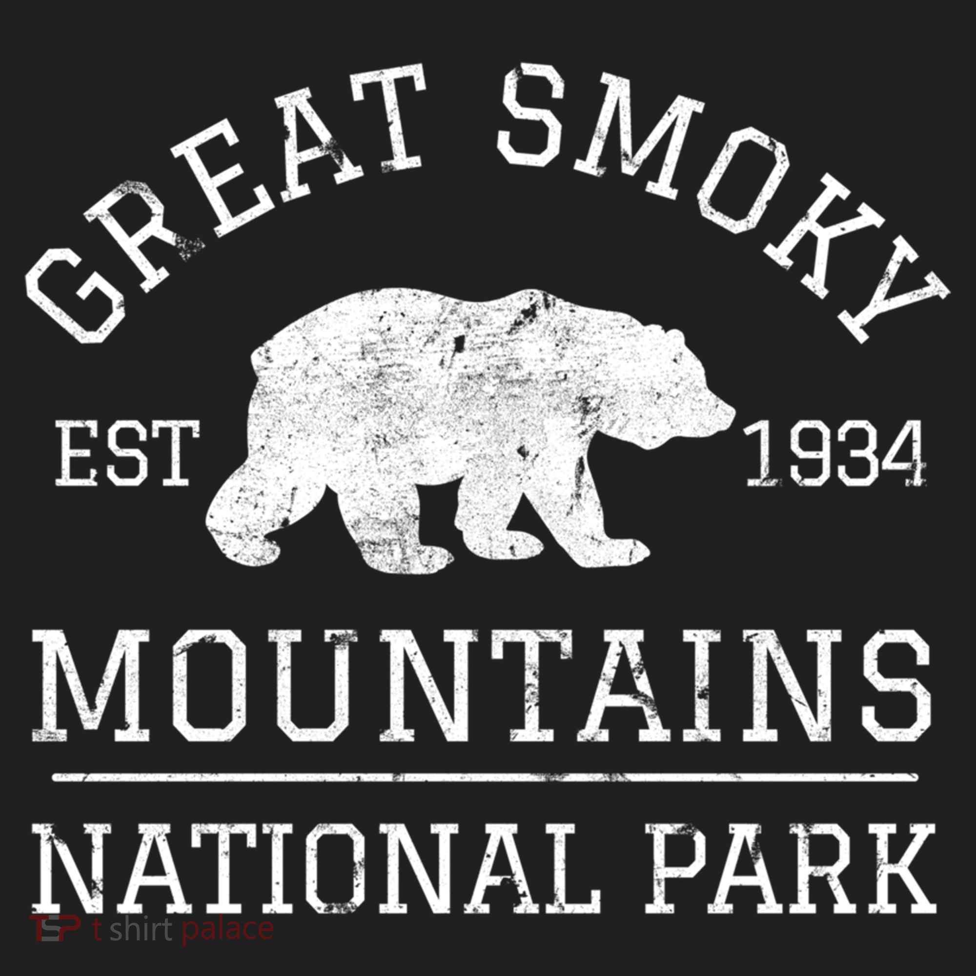Great Smoky Mountains National Park Tennessee Bear Hiking Gift Hat