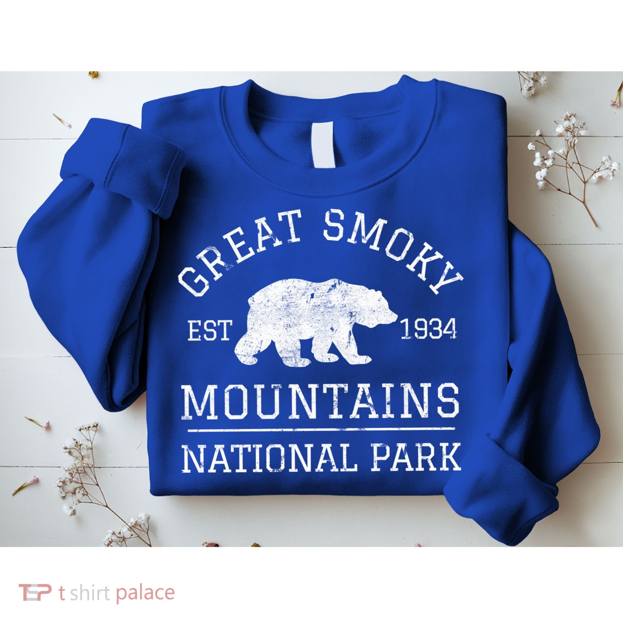 Great Smoky Mountains National Park Tennessee Bear Hiking Gift Sweatshirt