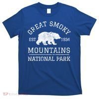 Great Smoky Mountains National Park Tennessee Bear Hiking Gift T-Shirt thumb 0