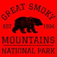 Great Smoky Mountains National Park Tennessee Bear Hiking Gift Santa Hat thumb 1