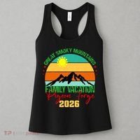 Great Smokey Mountains Pigeon Forge Family Vacation 2026 Women's Tank Top thumb 3