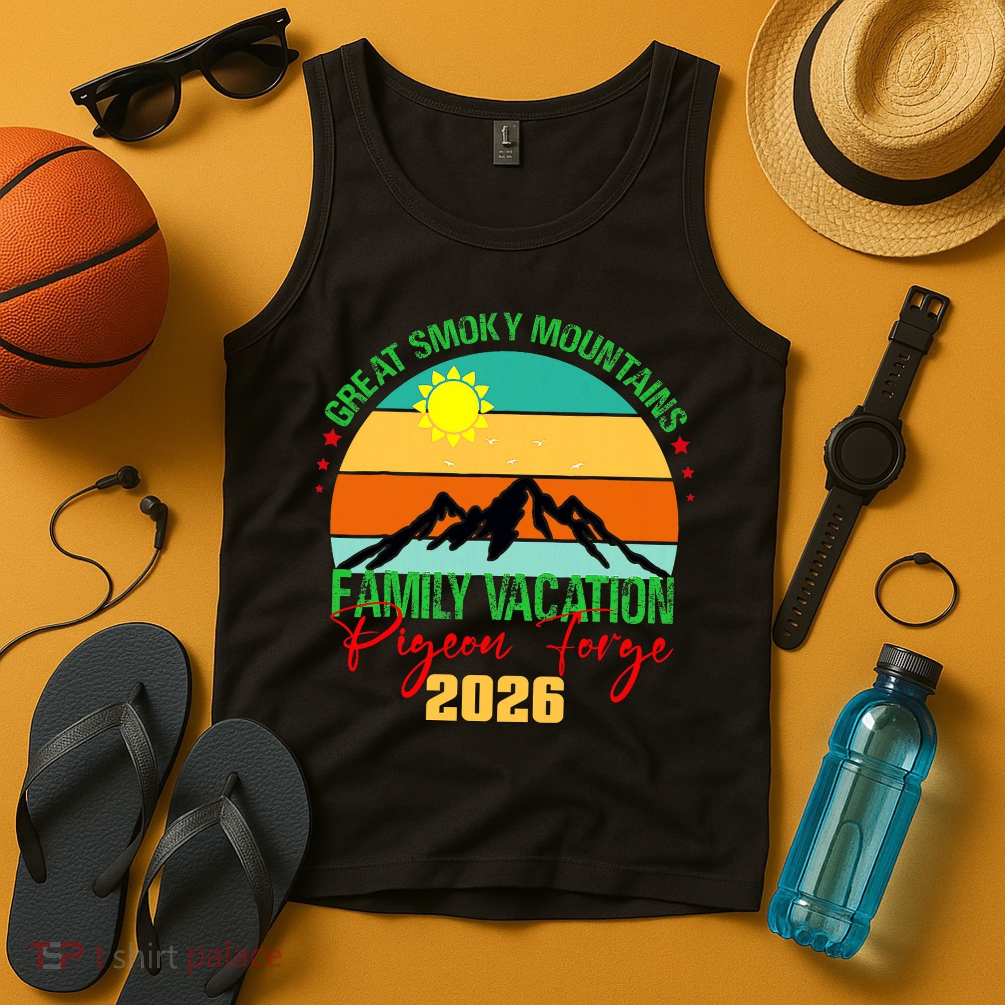 Great Smokey Mountains Pigeon Forge Family Vacation 2026 Tank Top