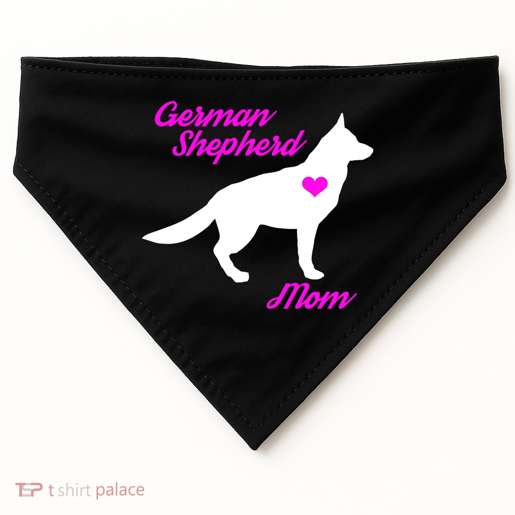 Ger Shepherd Mom Gift Ger Shepherd Dog Cute Gift USA-Made Doggie Bandana