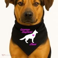 Ger Shepherd Mom Gift Ger Shepherd Dog Cute Gift USA-Made Doggie Bandana thumb 1