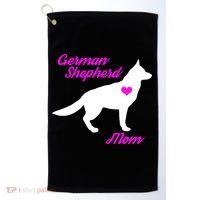 Ger Shepherd Mom Gift Ger Shepherd Dog Cute Gift Golf Towel thumb 0
