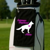 Ger Shepherd Mom Gift Ger Shepherd Dog Cute Gift Golf Towel thumb 2