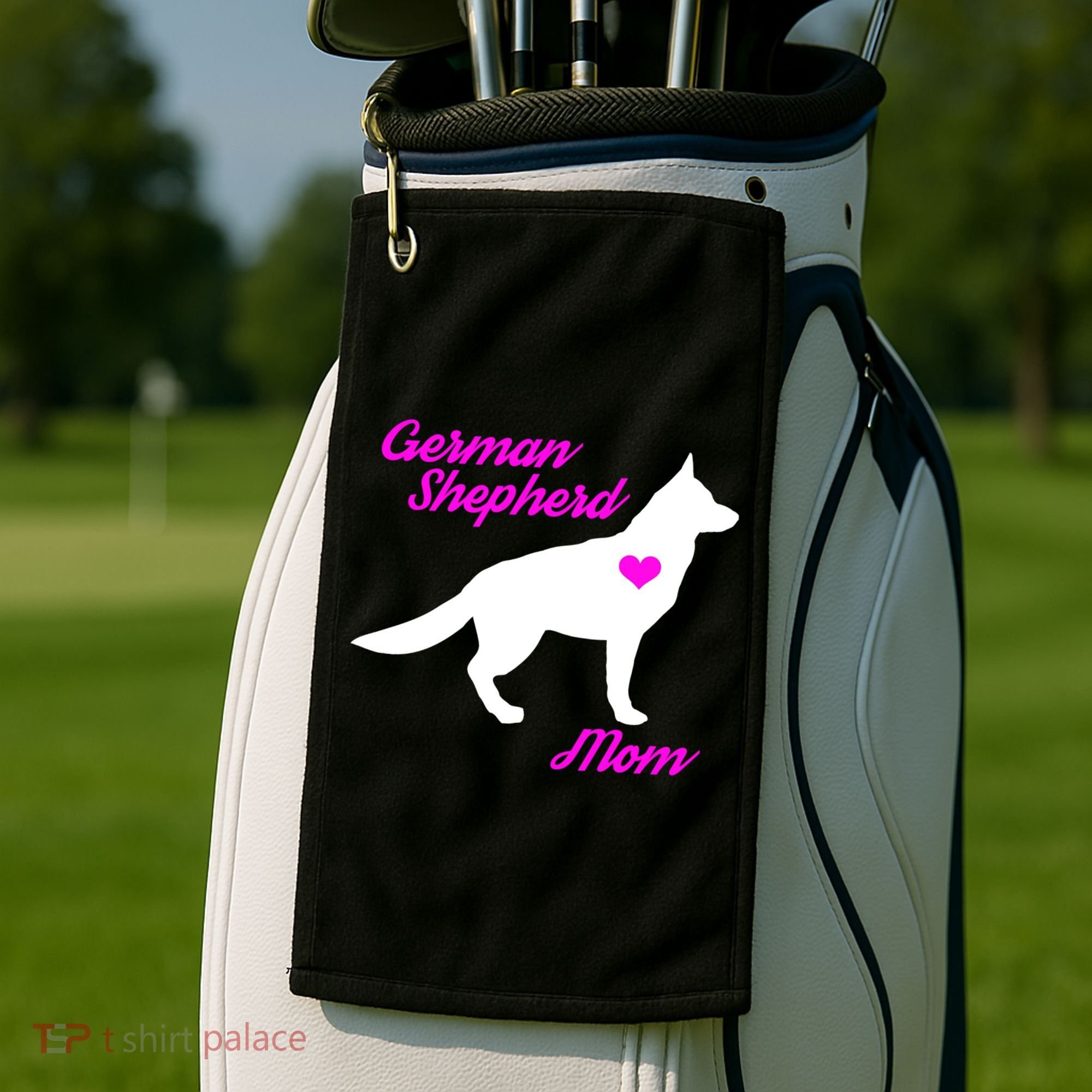 Ger Shepherd Mom Gift Ger Shepherd Dog Cute Gift Golf Towel