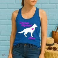 Ger Shepherd Mom Gift Ger Shepherd Dog Cute Gift Women's Tank Top thumb 2